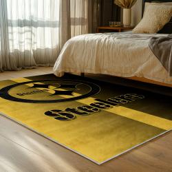NFL Pittsburgh Steelers Football Team Logo Sport Carpet Area Rug Home Decor Gift PSW177