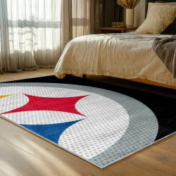 NFL Pittsburgh Steelers Football Team Logo Sport Carpet Area Rug Home Decor Gift PSW188