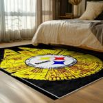 nfl pittsburgh steelers football team logo sport carpet area rug home decor bed room psw212