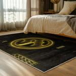 nfl pittsburgh steelers football team logo sport carpet area rug home decor bed room psw219
