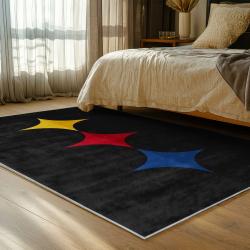 NFL Pittsburgh Steelers Football Team Logo Sport Carpet Area Rug Home Decor Gift PSW246