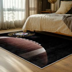 NFL Pittsburgh Steelers Football Team Logo Sport Carpet Area Rug Home Decor Gift PSW258