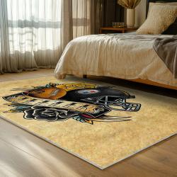 NFL Pittsburgh Steelers Football Team Logo Sport Carpet Area Rug Home Decor Gift PSW262