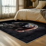 nfl pittsburgh steelers football team logo sport carpet area rug home decor bed room psw272