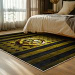 nfl pittsburgh steelers football team logo sport carpet area rug home decor bed room psw287