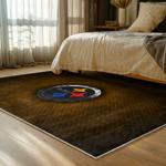 nfl pittsburgh steelers football team logo sport carpet area rug home decor bed room psw290