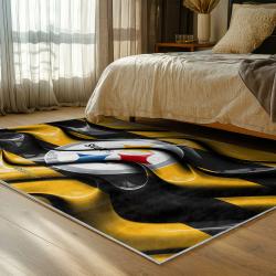 NFL Pittsburgh Steelers Football Team Logo Sport Carpet Area Rug Home Decor Gift PSW292