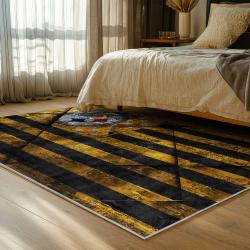 NFL Pittsburgh Steelers Football Team Logo Sport Carpet Area Rug Home Decor Gift PSW295