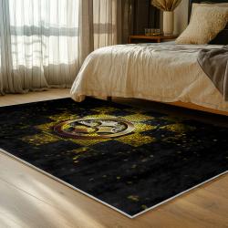 NFL Pittsburgh Steelers Football Team Logo Sport Carpet Area Rug Home Decor Gift PSW297