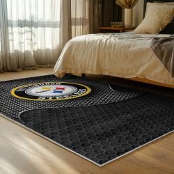 NFL Pittsburgh Steelers Football Team Logo Sport Carpet Area Rug Home Decor Gift PSW97