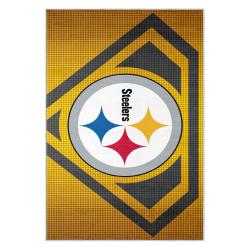 nfl pittsburgh steelers football team logo sport carpet area rug home decor gift psw103