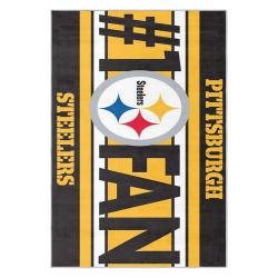 nfl pittsburgh steelers football team logo sport carpet area rug home decor gift psw105