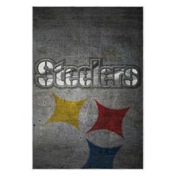 nfl pittsburgh steelers football team logo sport carpet area rug home decor gift psw109