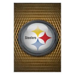 nfl pittsburgh steelers football team logo sport carpet area rug home decor gift psw113