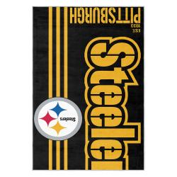 nfl pittsburgh steelers football team logo sport carpet area rug home decor gift psw120