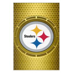 nfl pittsburgh steelers football team logo sport carpet area rug home decor gift psw121