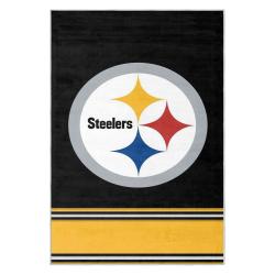 nfl pittsburgh steelers football team logo sport carpet area rug home decor gift psw122