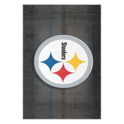 nfl pittsburgh steelers football team logo sport carpet area rug home decor gift psw124