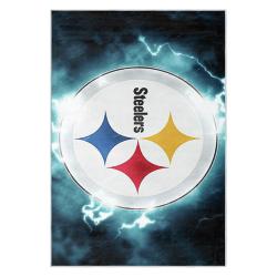 nfl pittsburgh steelers football team logo sport carpet area rug home decor gift psw125