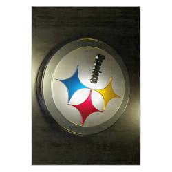nfl pittsburgh steelers football team logo sport carpet area rug home decor gift psw130