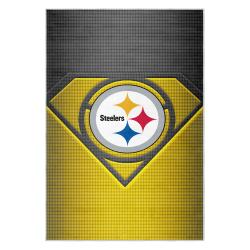 nfl pittsburgh steelers football team logo sport carpet area rug home decor gift psw133