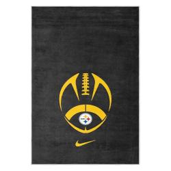 nfl pittsburgh steelers football team logo sport carpet area rug home decor gift psw136