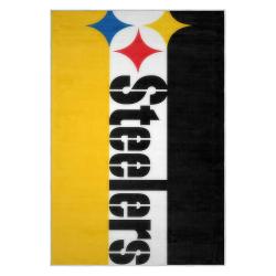 nfl pittsburgh steelers football team logo sport carpet area rug home decor gift psw137