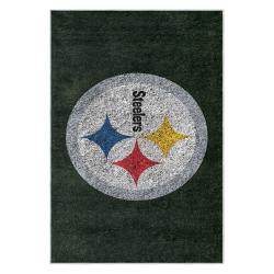 nfl pittsburgh steelers football team logo sport carpet area rug home decor gift psw138