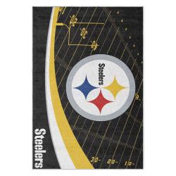 nfl pittsburgh steelers football team logo sport carpet area rug home decor gift psw140