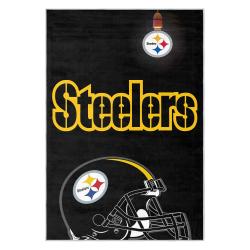 nfl pittsburgh steelers football team logo sport carpet area rug home decor gift psw146