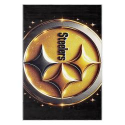 nfl pittsburgh steelers football team logo sport carpet area rug home decor gift psw158