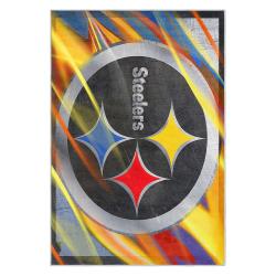 nfl pittsburgh steelers football team logo sport carpet area rug home decor gift psw161