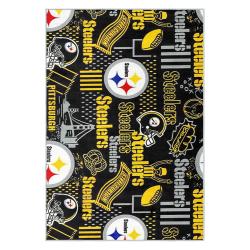 nfl pittsburgh steelers football team logo sport carpet area rug home decor gift psw169