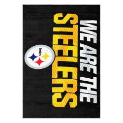 nfl pittsburgh steelers football team logo sport carpet area rug home decor gift psw171