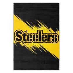 nfl pittsburgh steelers football team logo sport carpet area rug home decor gift psw172