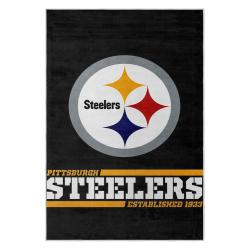 nfl pittsburgh steelers football team logo sport carpet area rug home decor gift psw176