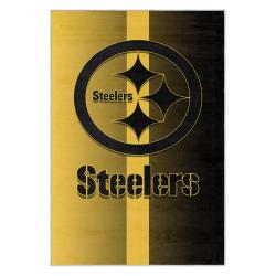 nfl pittsburgh steelers football team logo sport carpet area rug home decor gift psw177