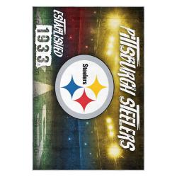 nfl pittsburgh steelers football team logo sport carpet area rug home decor gift psw178