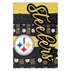 nfl pittsburgh steelers football team logo sport carpet area rug home decor gift psw180