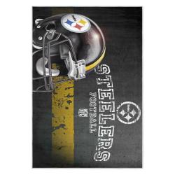 nfl pittsburgh steelers football team logo sport carpet area rug home decor gift psw193