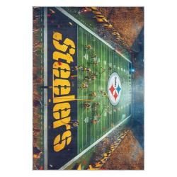 nfl pittsburgh steelers football team logo sport carpet area rug home decor gift psw195