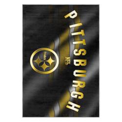 nfl pittsburgh steelers football team logo sport carpet area rug home decor gift psw196