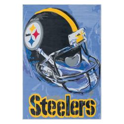 nfl pittsburgh steelers football team logo sport carpet area rug home decor gift psw203