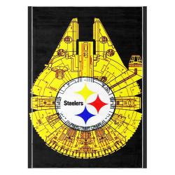 nfl pittsburgh steelers football team logo sport carpet area rug home decor gift psw212