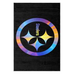 nfl pittsburgh steelers football team logo sport carpet area rug home decor gift psw215