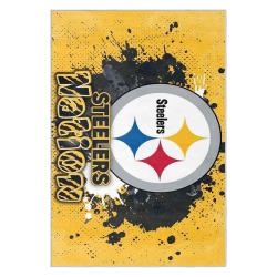 nfl pittsburgh steelers football team logo sport carpet area rug home decor gift psw216