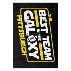nfl pittsburgh steelers football team logo sport carpet area rug home decor gift psw222