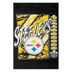 nfl pittsburgh steelers football team logo sport carpet area rug home decor gift psw224