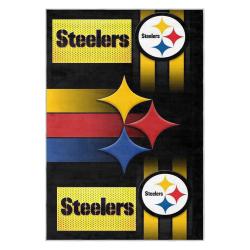 nfl pittsburgh steelers football team logo sport carpet area rug home decor gift psw225