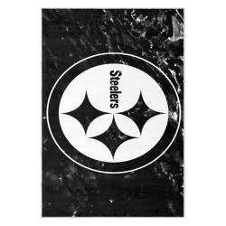 nfl pittsburgh steelers football team logo sport carpet area rug home decor gift psw227